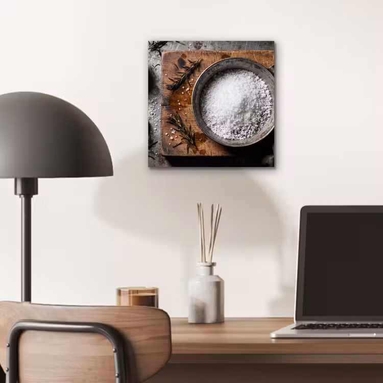 Aluminium schilderij - Zout - Keuken - Rustiek — 6