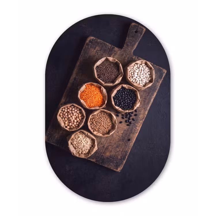 Muurovaal aluminium - Eten - Zakjes - Voeding — 1