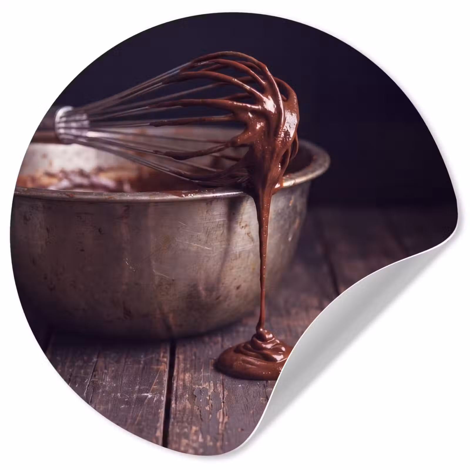 Behangcirkel - Chocolade - Beslag - Eten — 1