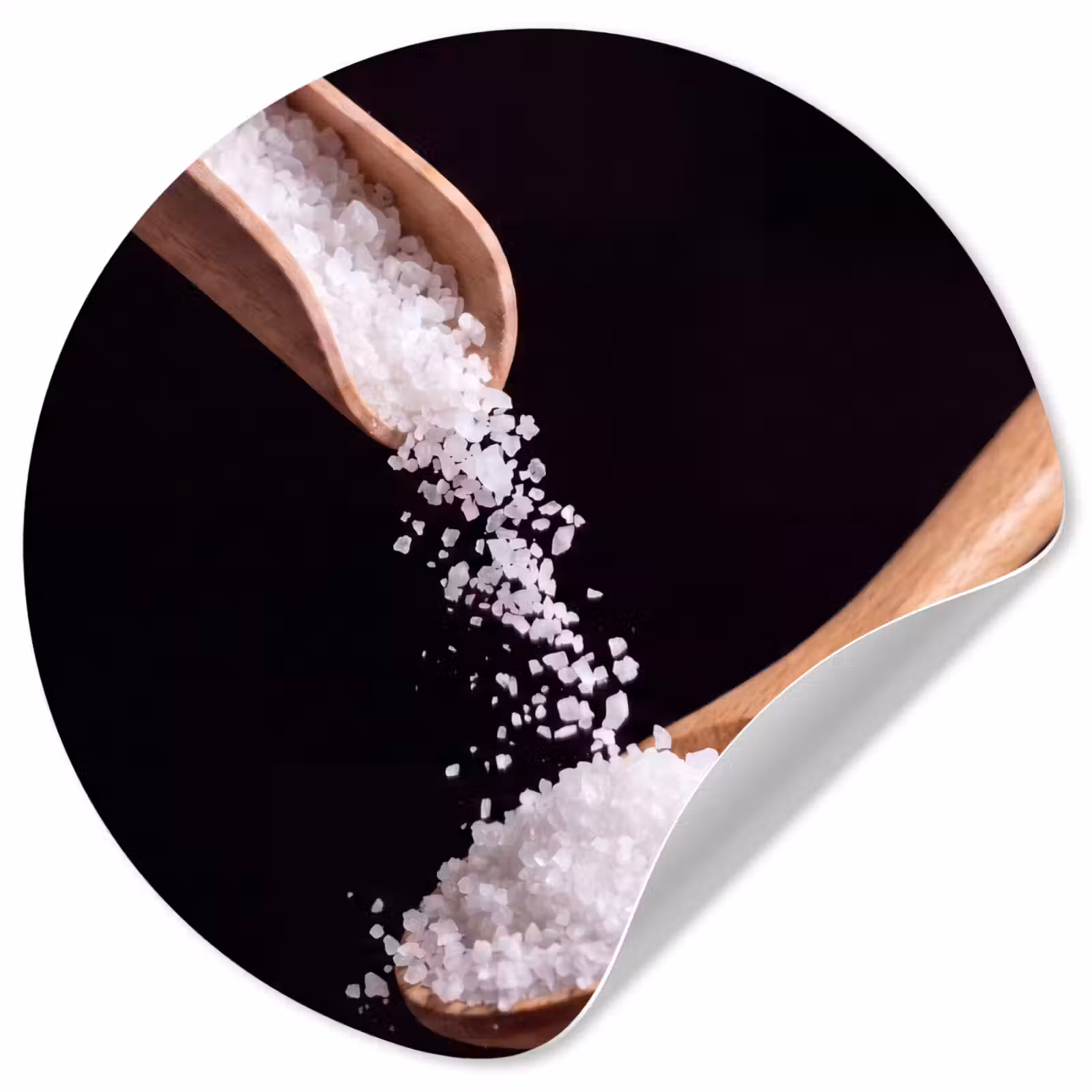 Behangcirkel - Eten - Zout - Hout — 1