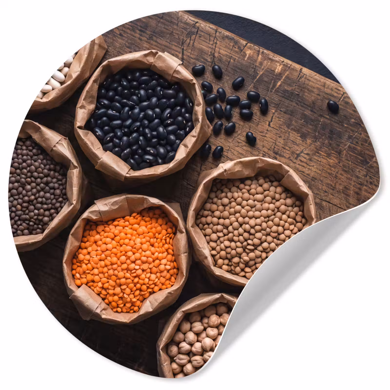 Behangcirkel - Eten - Zakjes - Voeding — 1