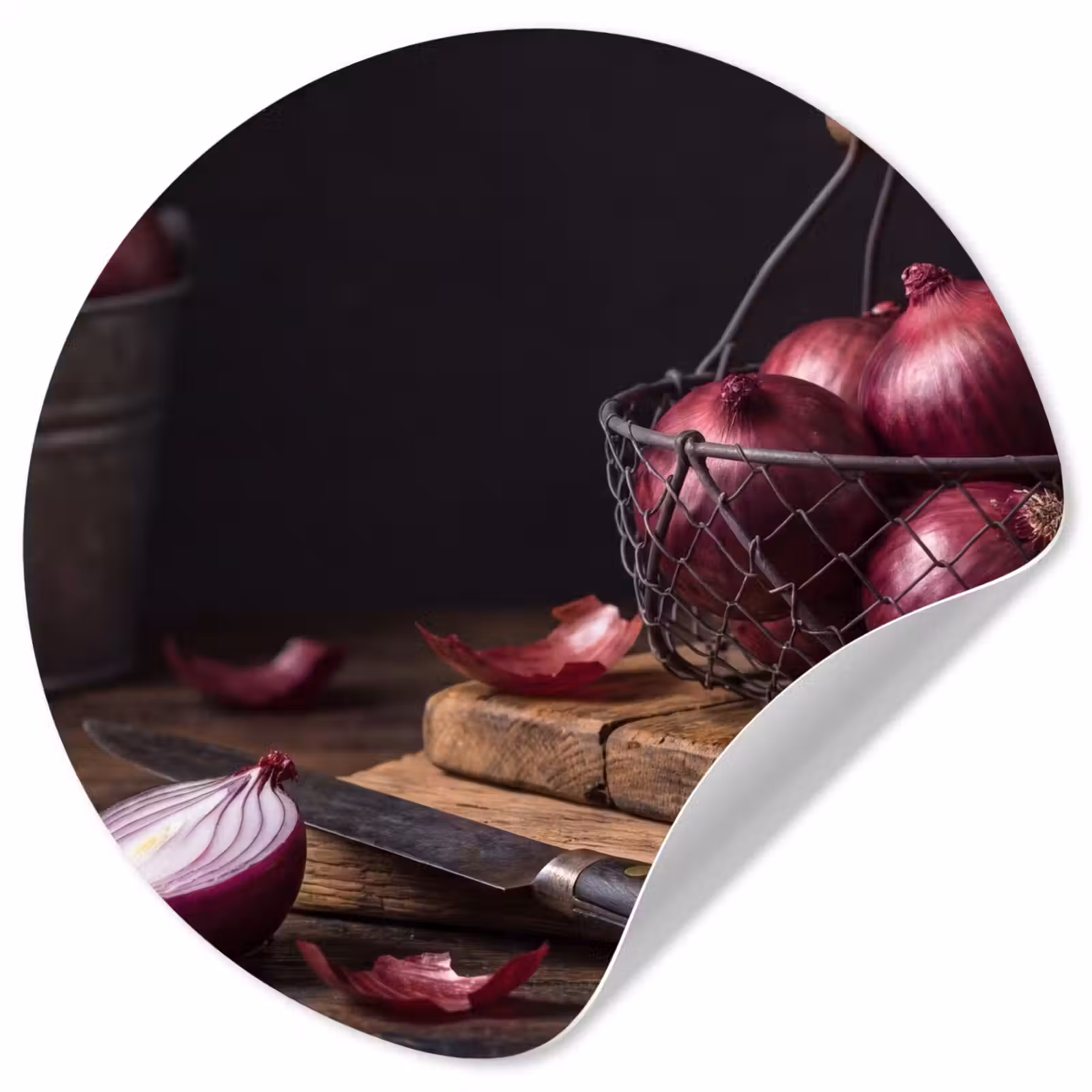 Behangcirkel - Ui - Eten - Rustiek — 1