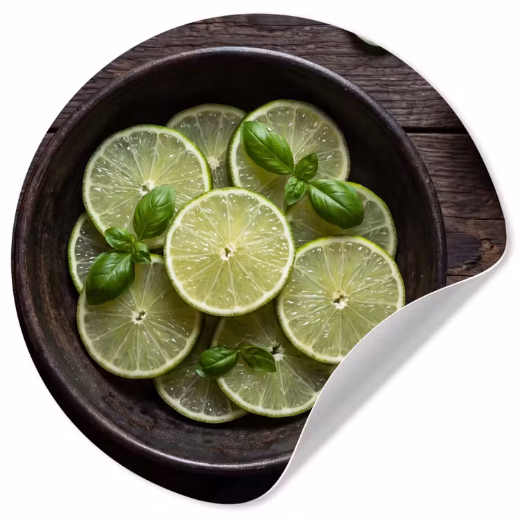 Behangcirkel - Fruit - Groen - Eten — 1