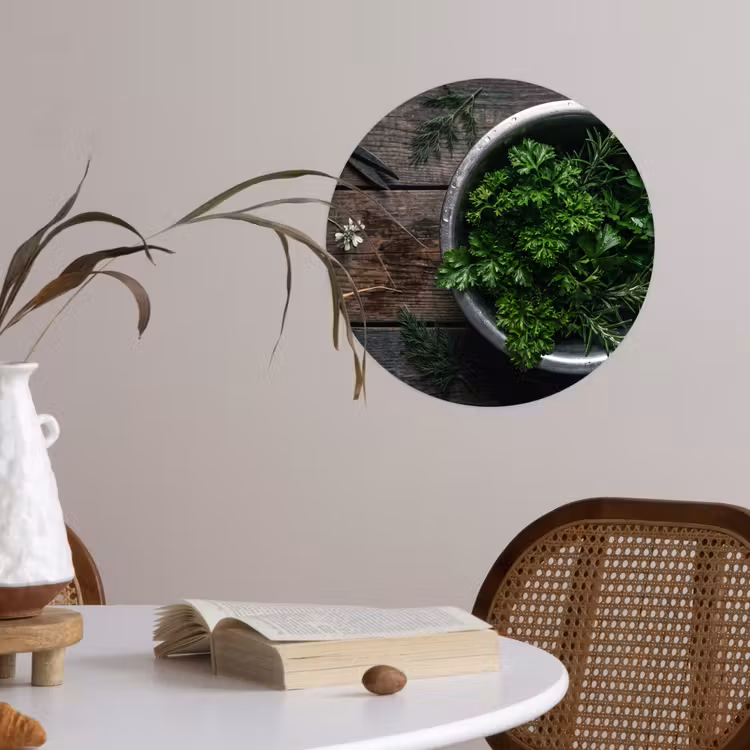 Behangcirkel - Groenten - Hout - Eten — 4