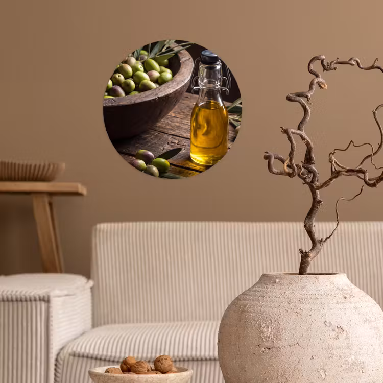 Behangcirkel - Olijven - Eten - Rustiek — 2