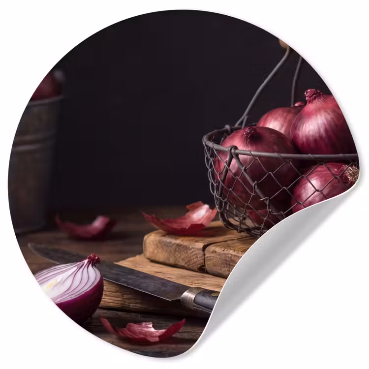 Behangcirkel - Ui - Eten - Rustiek — 1