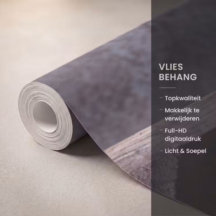 Behang - Bloemkool - Houten kist — 3