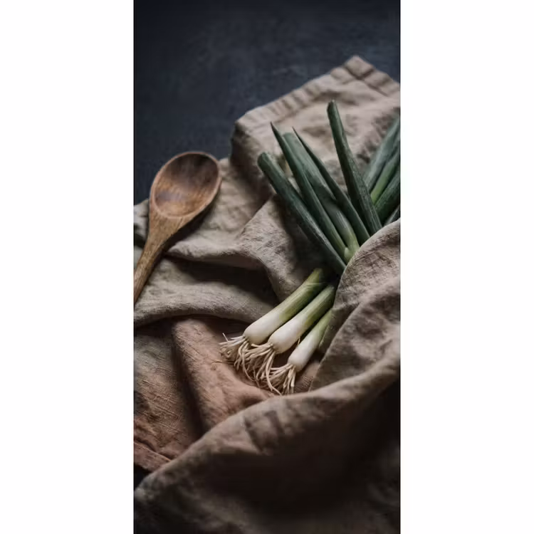 Behang - Eten - Lepel - Rustiek — 2