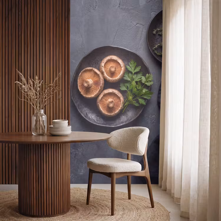 Behang - Paddestoelen - Kruiden - Eten — 4