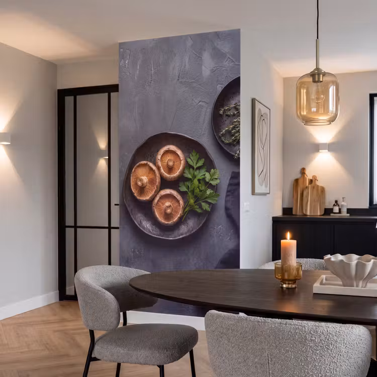 Behang - Paddestoelen - Kruiden - Eten — 5