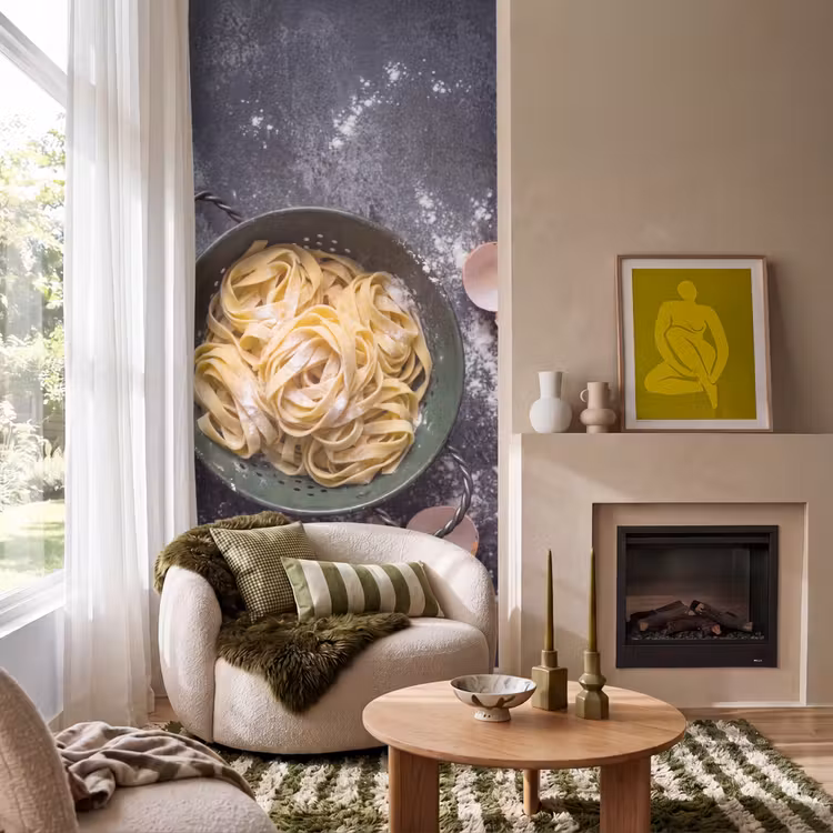 Behang - Pasta - Keuken - Eten — 1