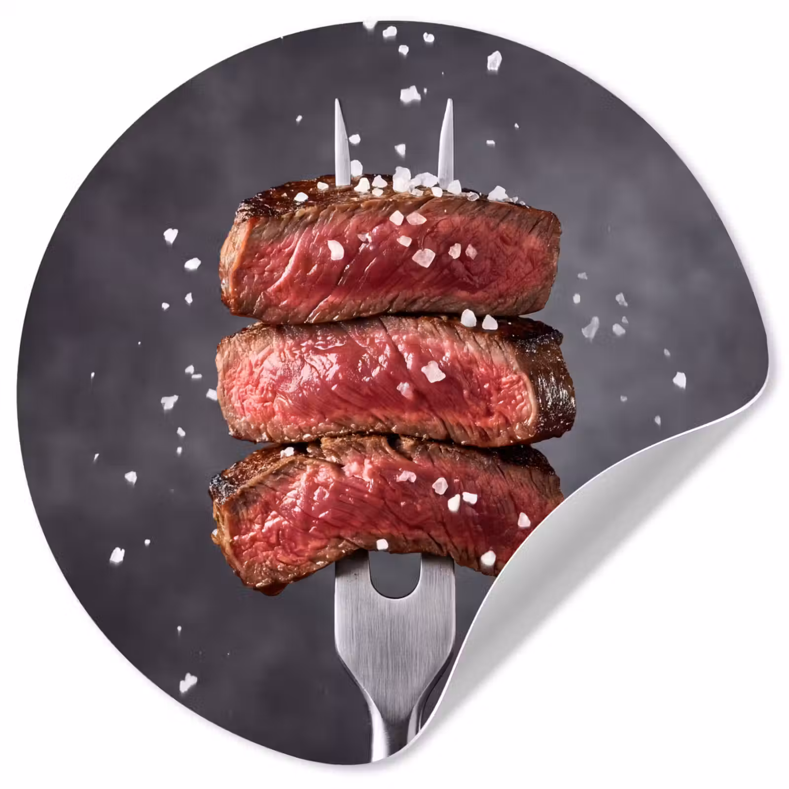 Behangcirkel - Eten - Vlees - Zout — 1