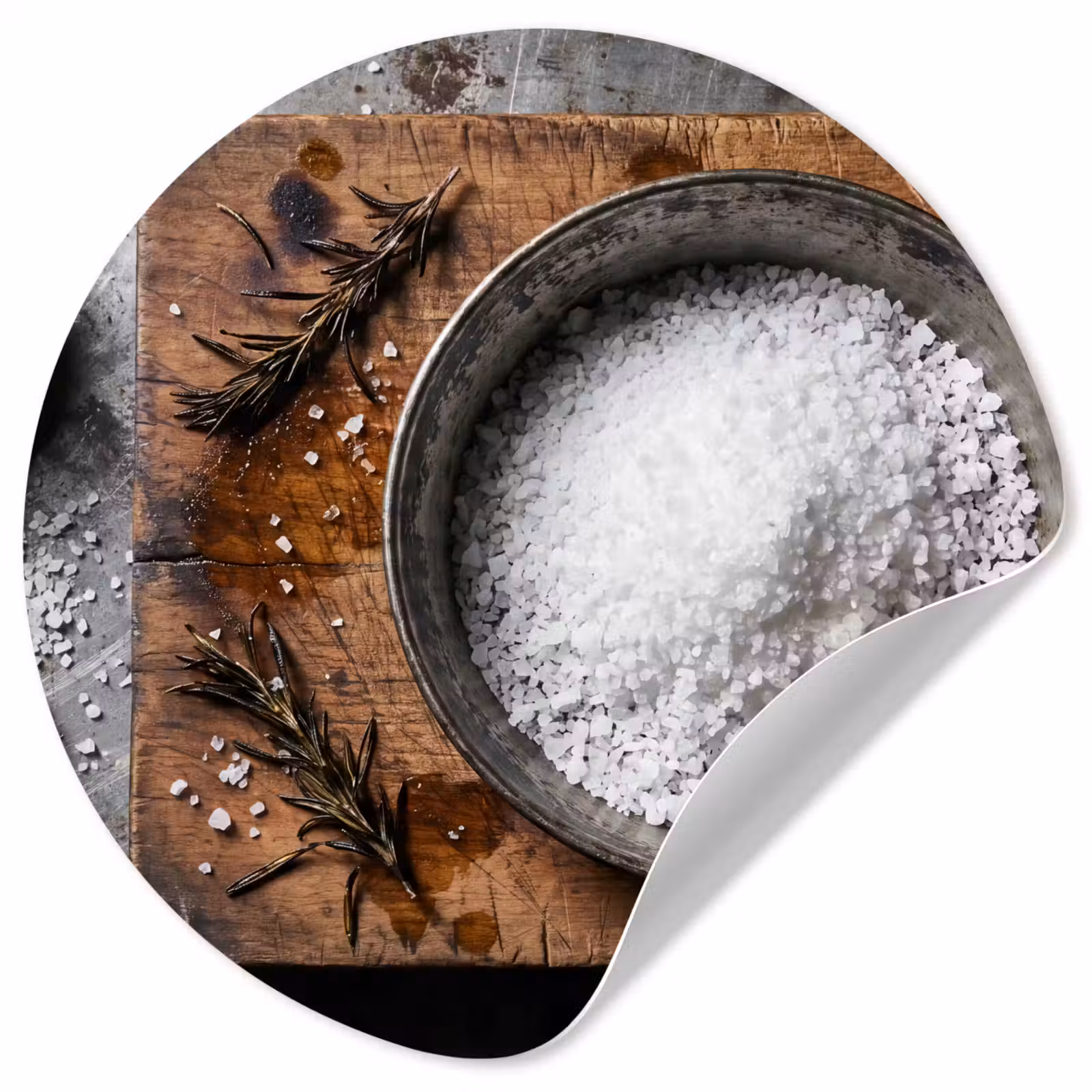Behangcirkel - Zout - Keuken - Rustiek — 1