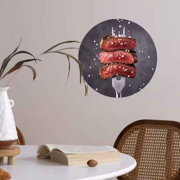 Behangcirkel - Eten - Vlees - Zout — 4
