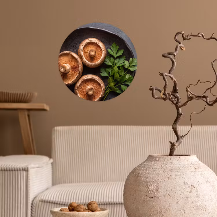 Behangcirkel - Paddestoelen - Kruiden - Eten — 2