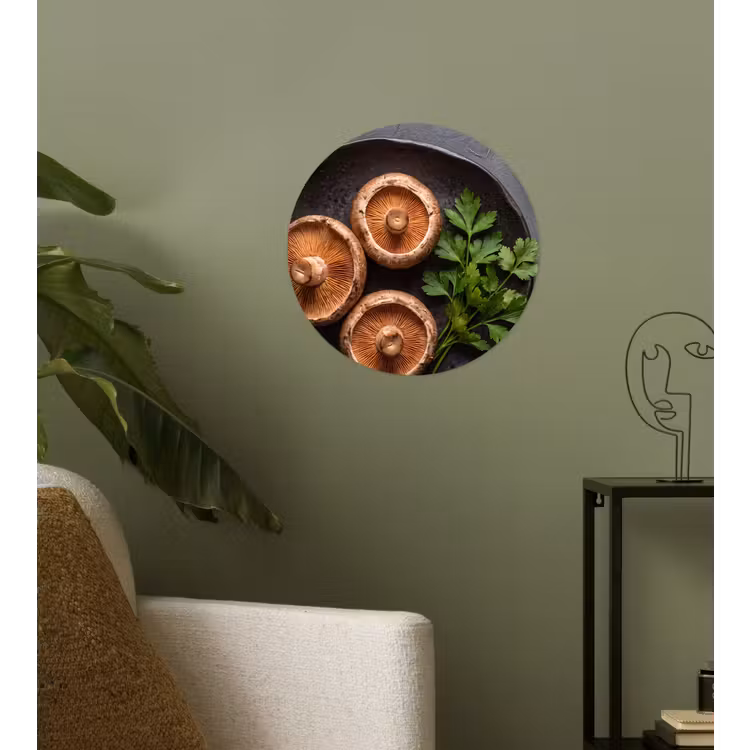Behangcirkel - Paddestoelen - Kruiden - Eten — 3
