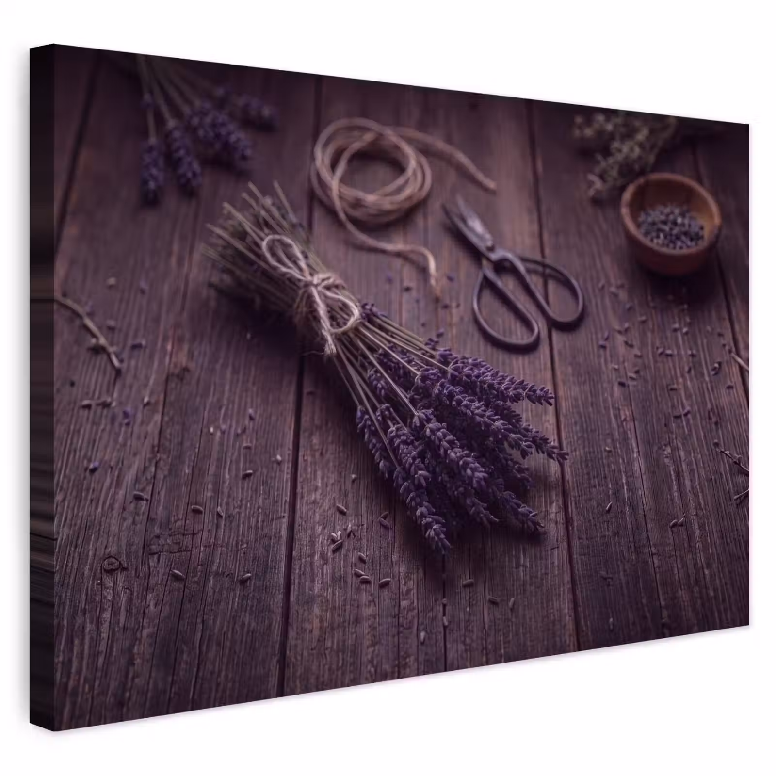 Buiten canvas - Bloemen - Rustiek - Paars — 1