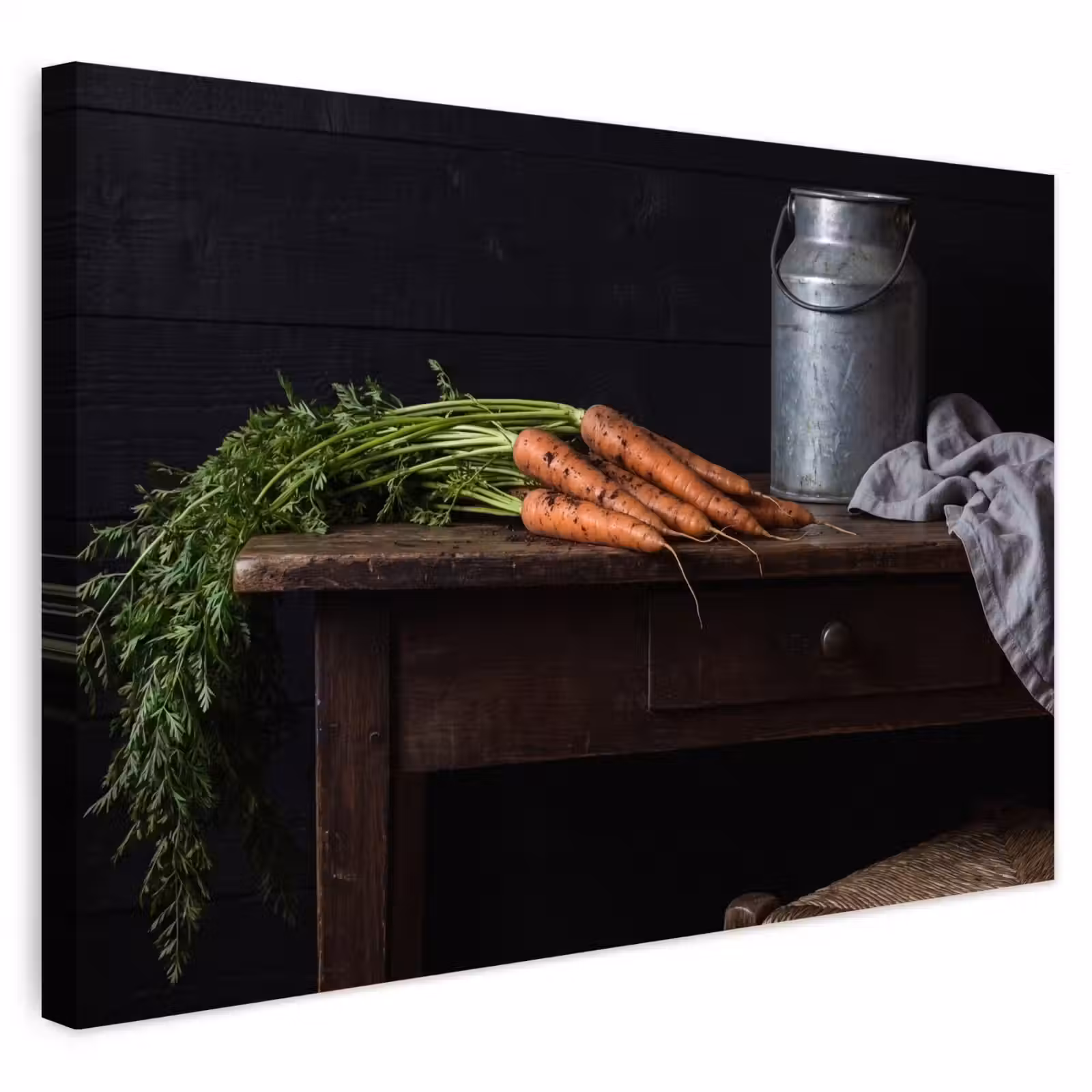 Buiten canvas - Groenten - Rustiek - Stilleven — 1