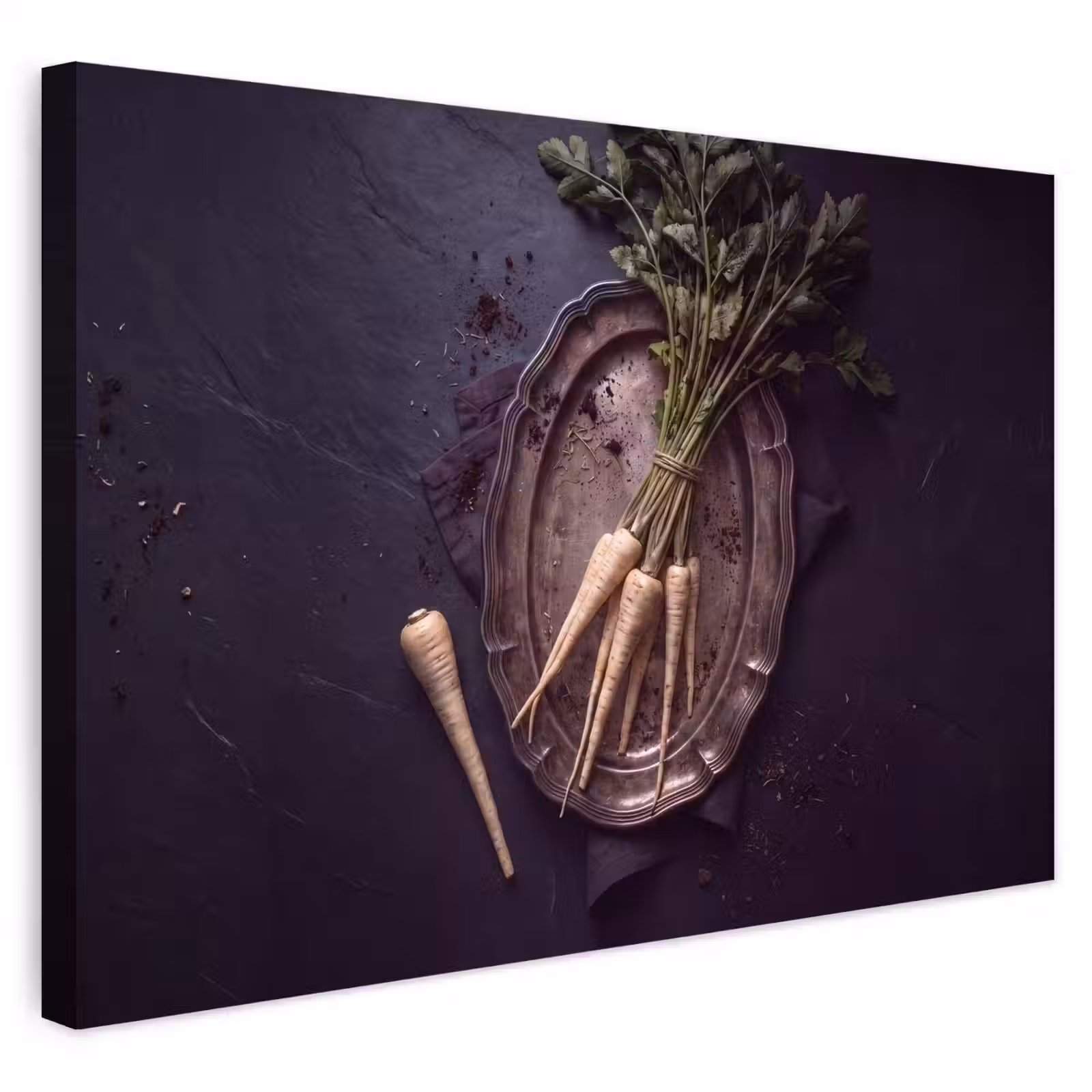 Buiten canvas - Groenten - Still-leven - Donker — 1