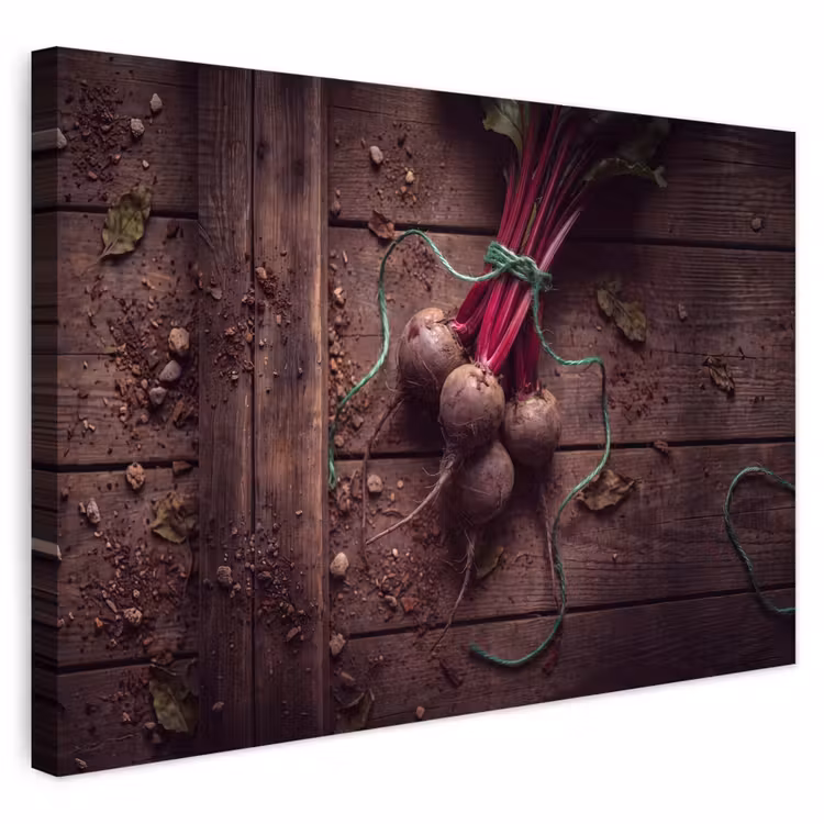 Buiten canvas - Groente - Bieten - Rustiek — 1