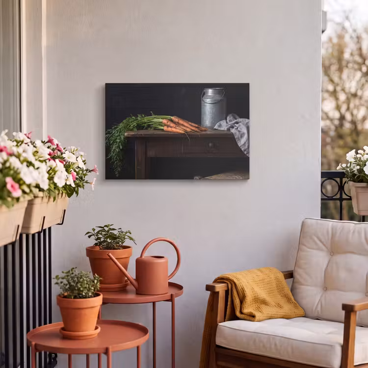 Buiten canvas - Groenten - Rustiek - Stilleven — 3
