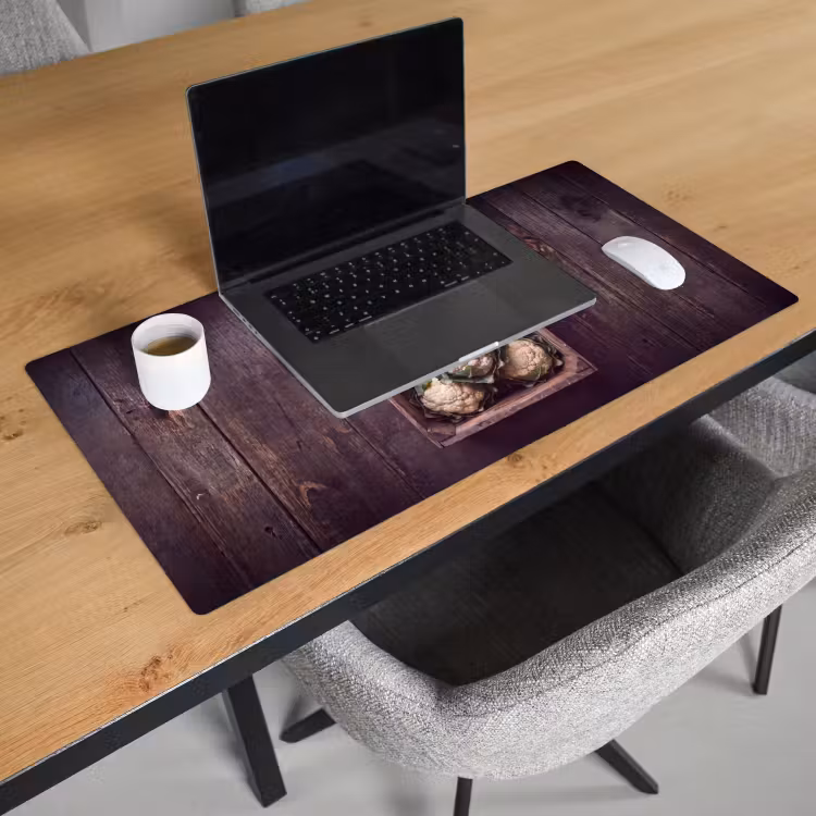 Bureau onderlegger - Bloemkool - Houten kist — 3