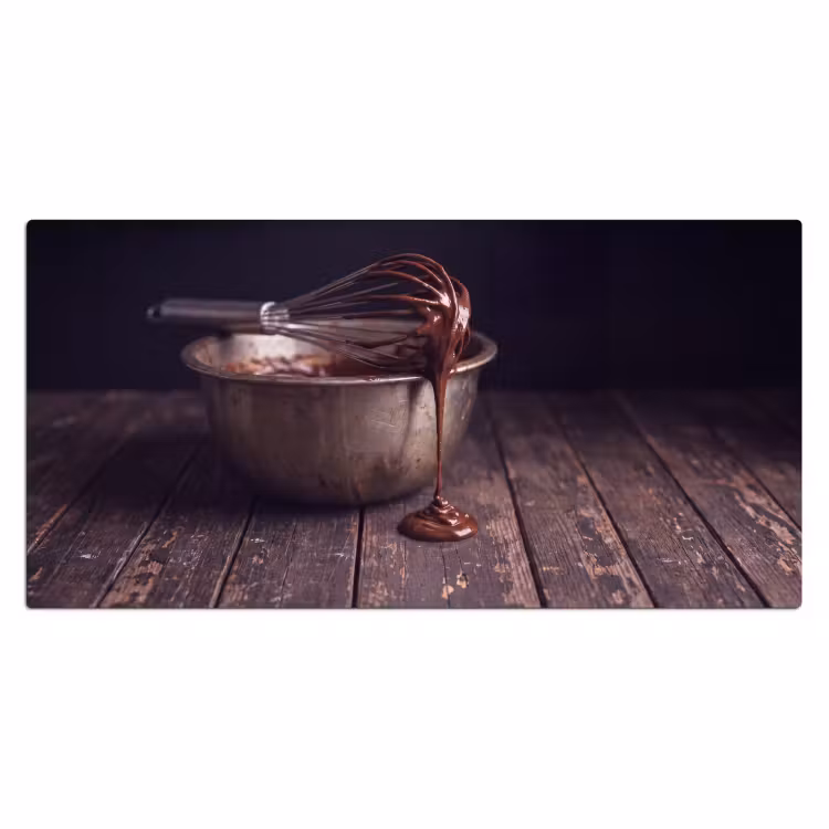 Bureau onderlegger - Chocolade - Beslag - Eten — 2