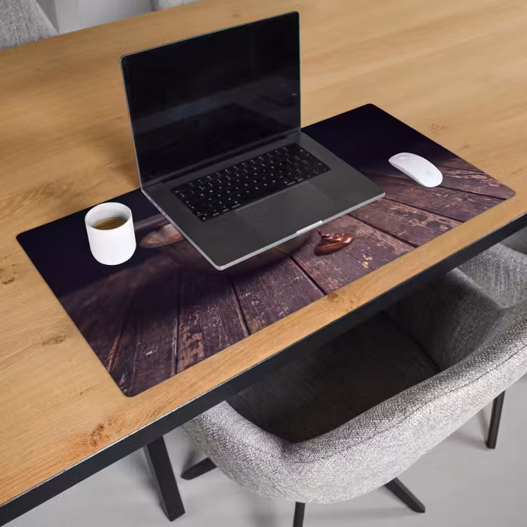 Bureau onderlegger - Chocolade - Beslag - Eten — 3