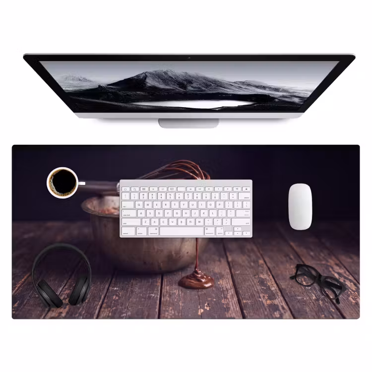 Bureau onderlegger - Chocolade - Beslag - Eten — 4