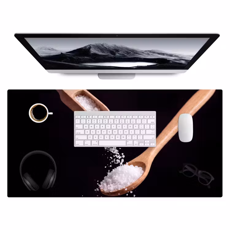 Bureau onderlegger - Eten - Zout - Hout — 4