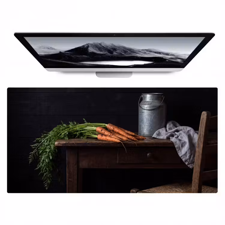 Bureau onderlegger - Groenten - Rustiek - Stilleven — 1