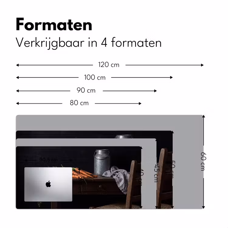 Bureau onderlegger - Groenten - Rustiek - Stilleven — 8