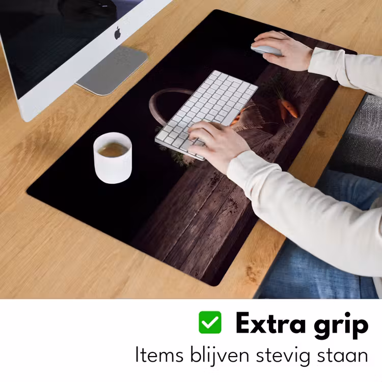 Bureau onderlegger - Wortels - Mand - Eten — 6