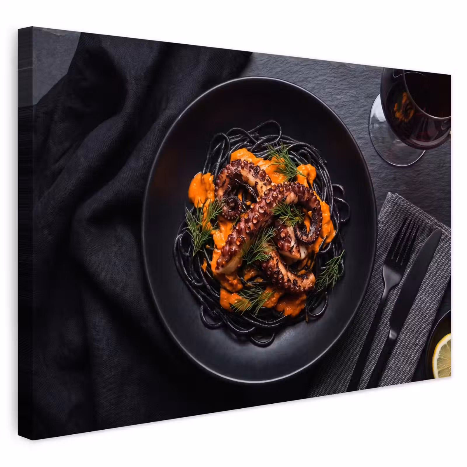 Buiten canvas - Eten - Octopus - Modern — 1