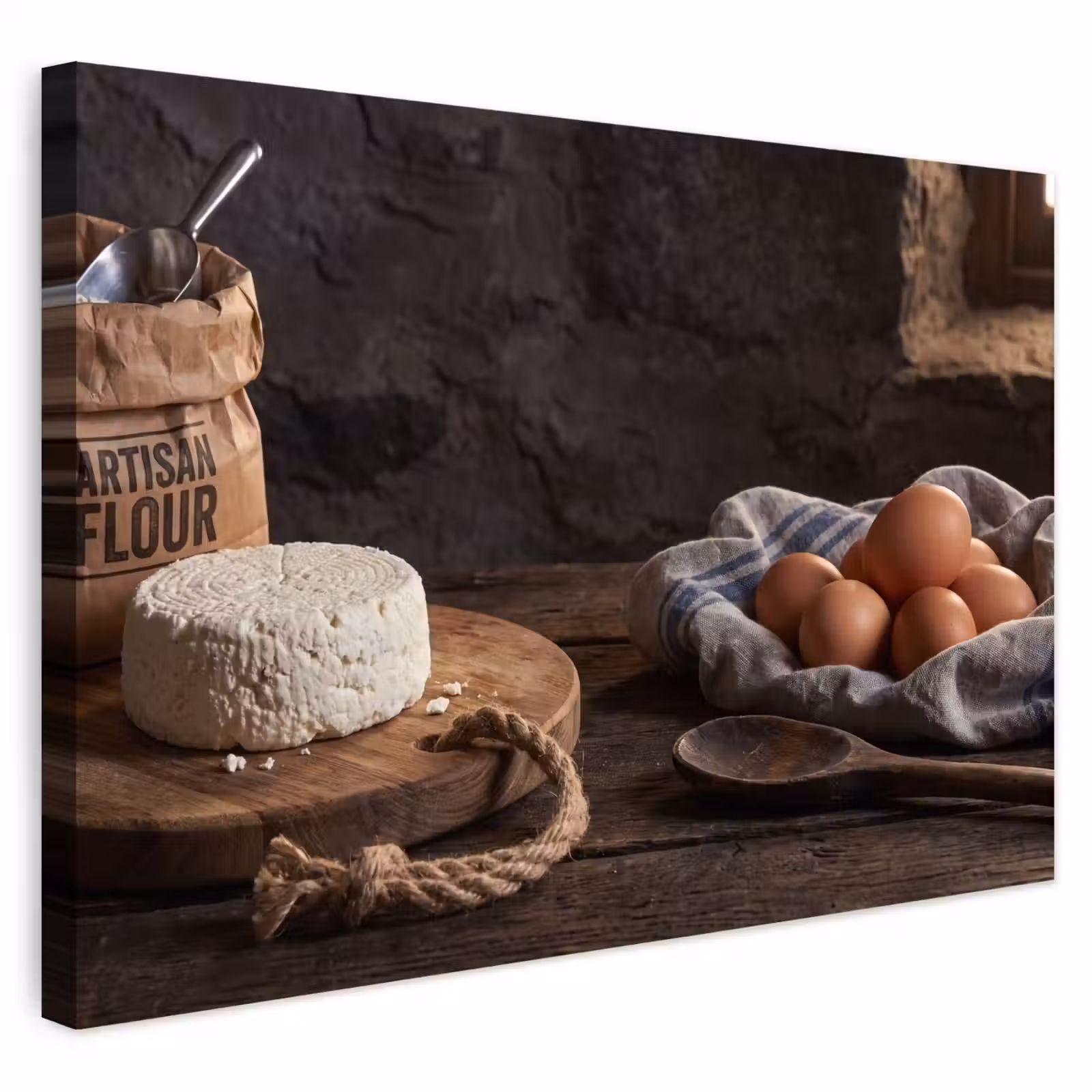 Buiten canvas - Meel - Eieren - Eten — 1