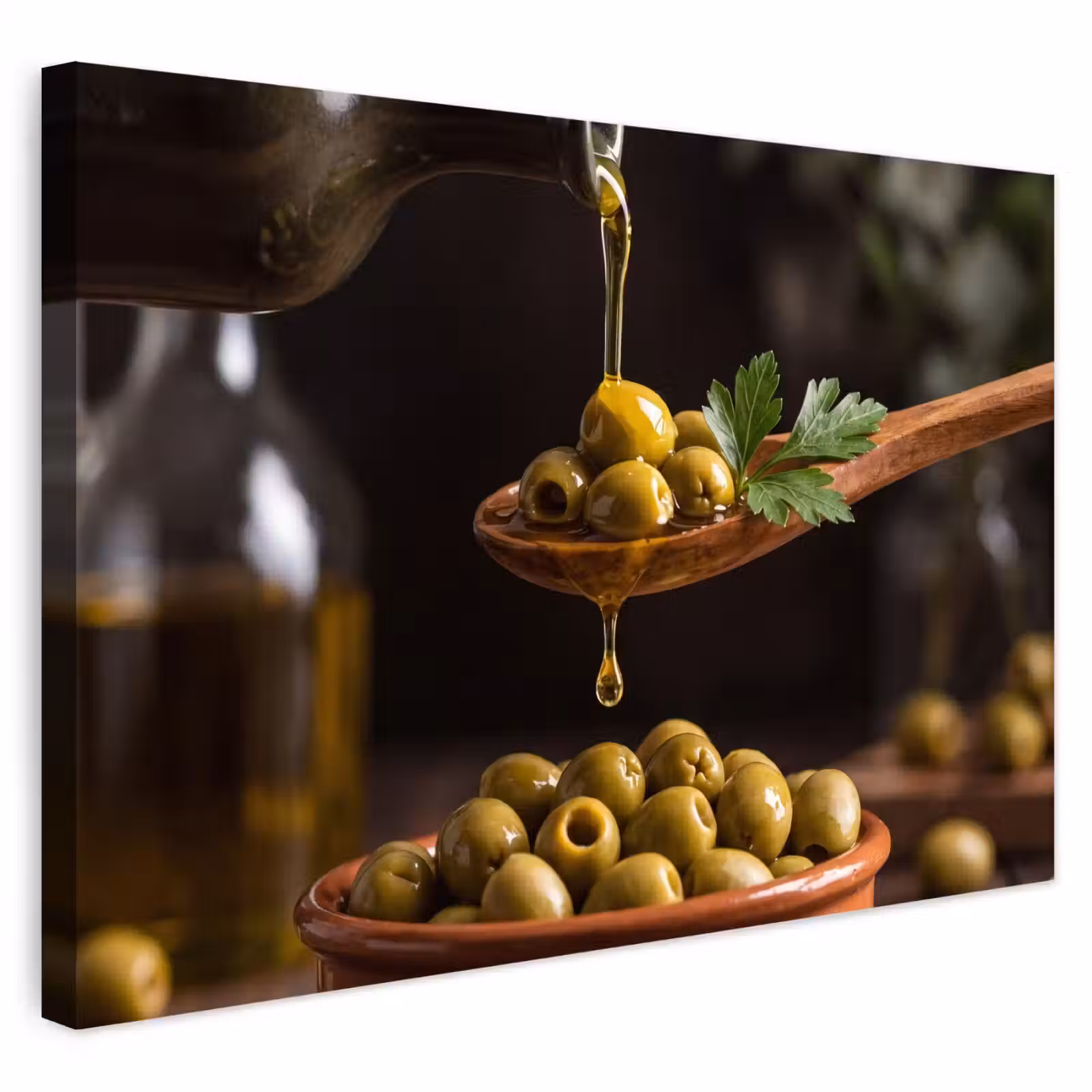 Buiten canvas - Olijven - Olijfolie - Eten — 1