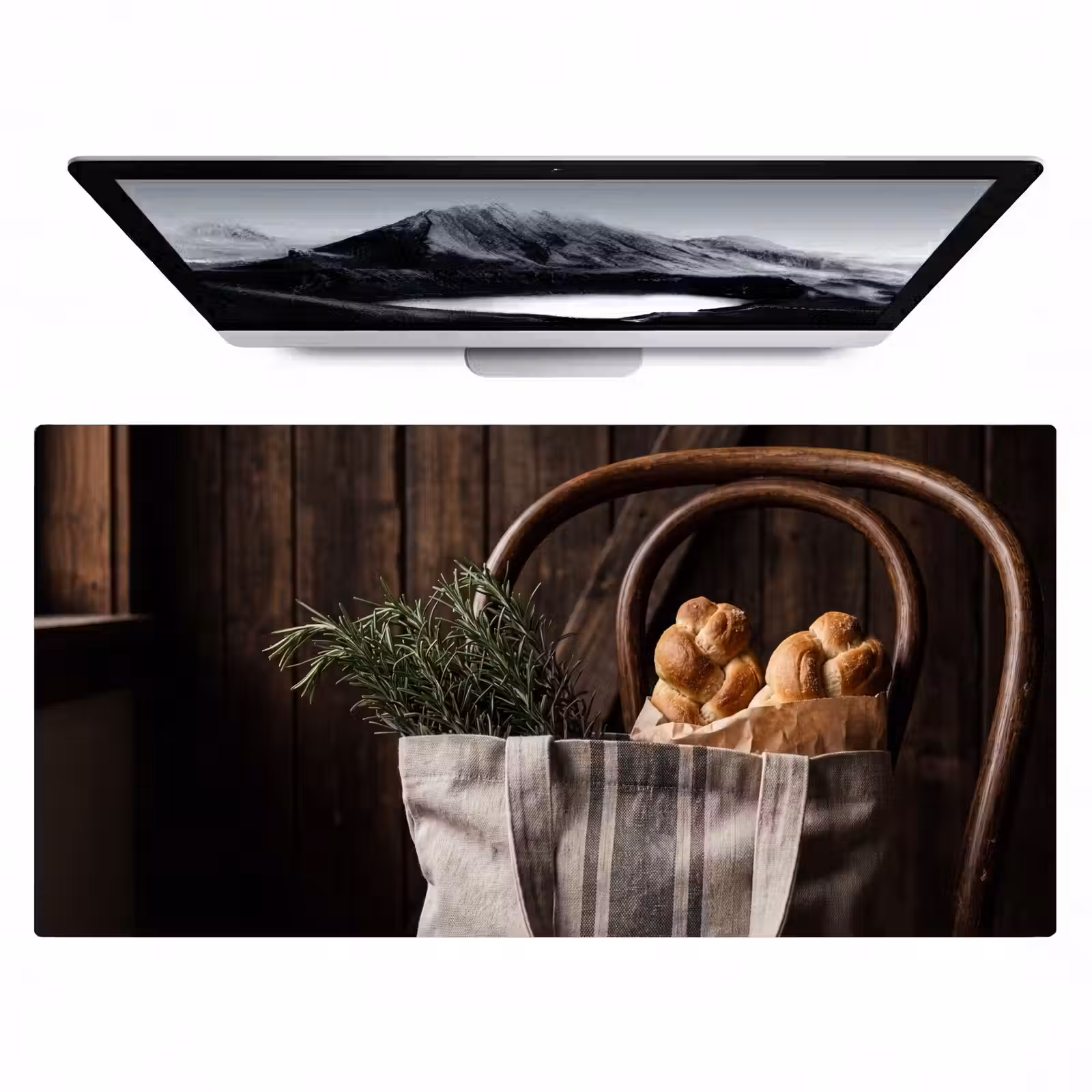 Bureau onderlegger - Brood - Kruiden - Eten — 1