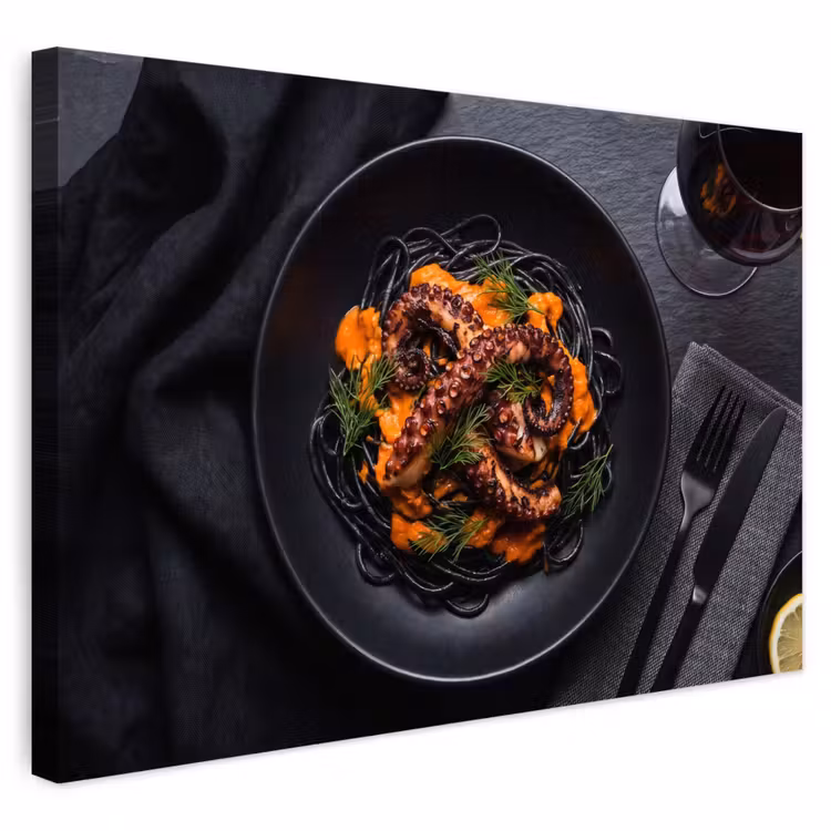 Buiten canvas - Eten - Octopus - Modern — 1
