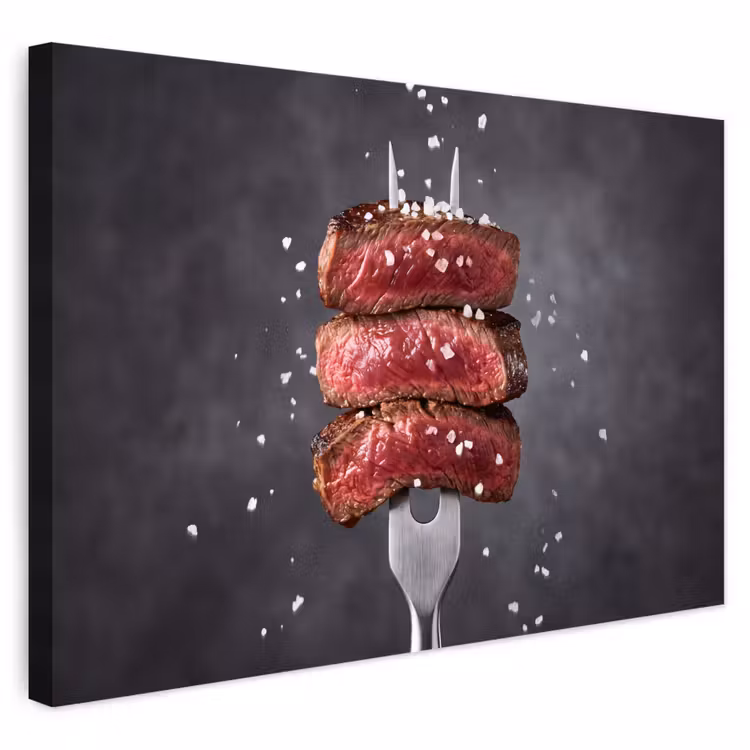 Buiten canvas - Eten - Vlees - Zout — 1