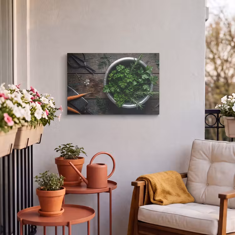 Buiten canvas - Groenten - Hout - Eten — 3