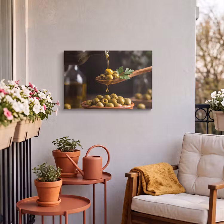 Buiten canvas - Olijven - Olijfolie - Eten — 3