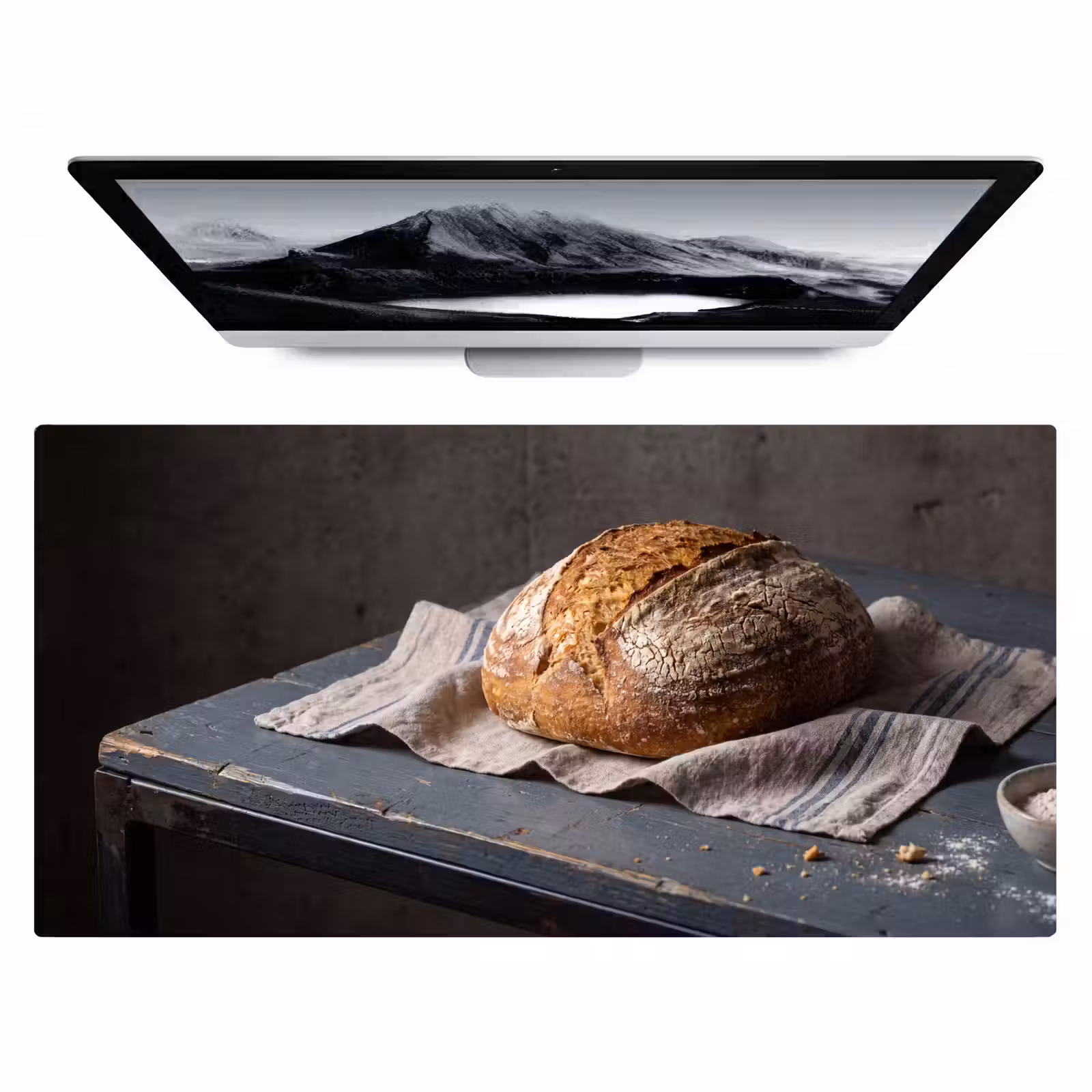 Bureau onderlegger - Brood - Rustiek - Eten — 1