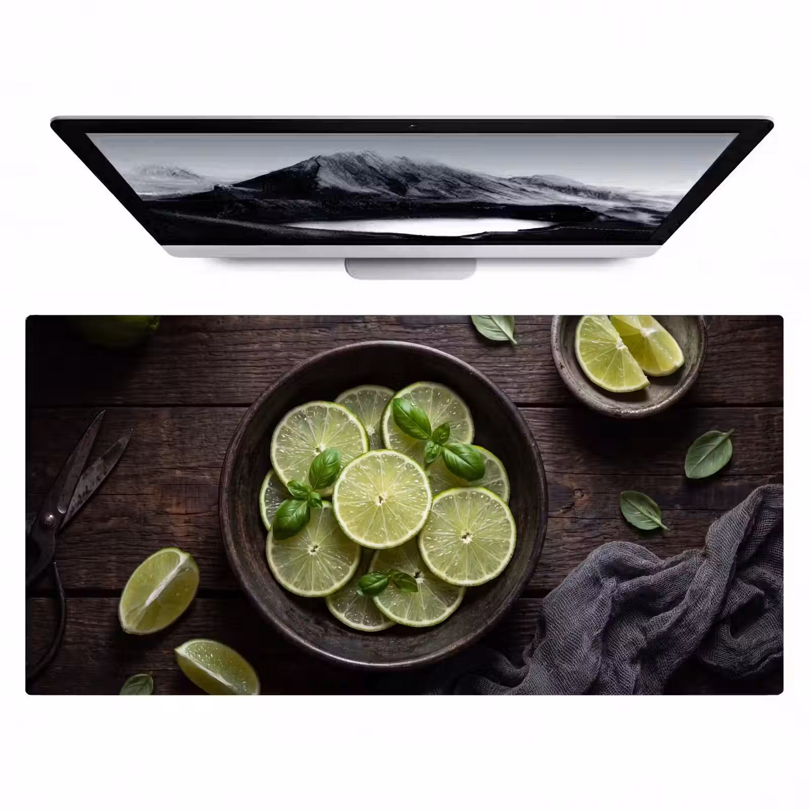 Bureau onderlegger - Fruit - Groen - Eten — 1