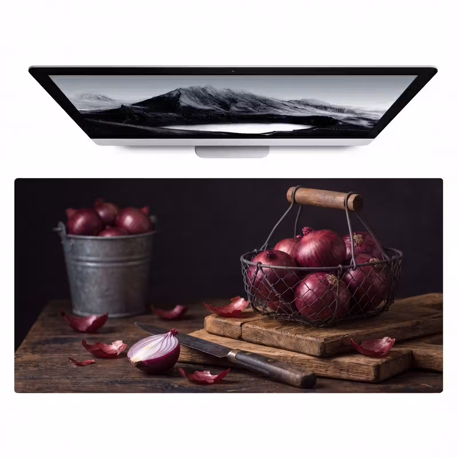 Bureau onderlegger - Ui - Eten - Rustiek — 1