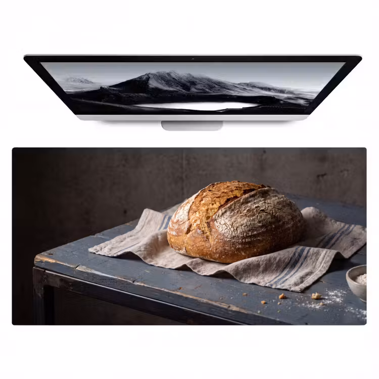 Bureau onderlegger - Brood - Rustiek - Eten — 1