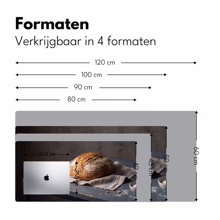 Bureau onderlegger - Brood - Rustiek - Eten — 8