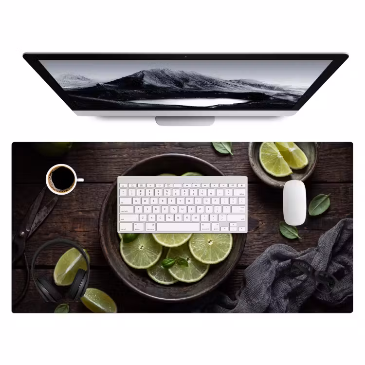 Bureau onderlegger - Fruit - Groen - Eten — 4