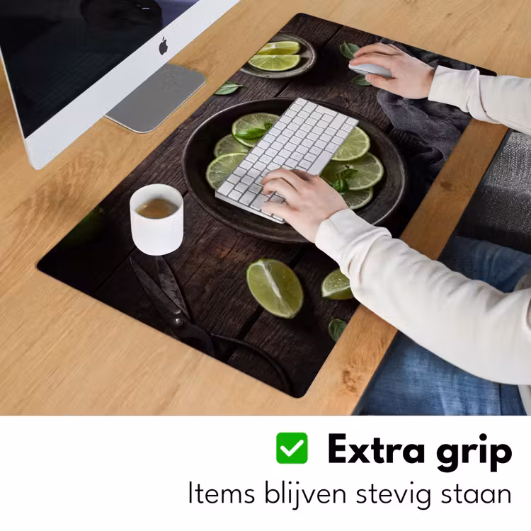 Bureau onderlegger - Fruit - Groen - Eten — 6