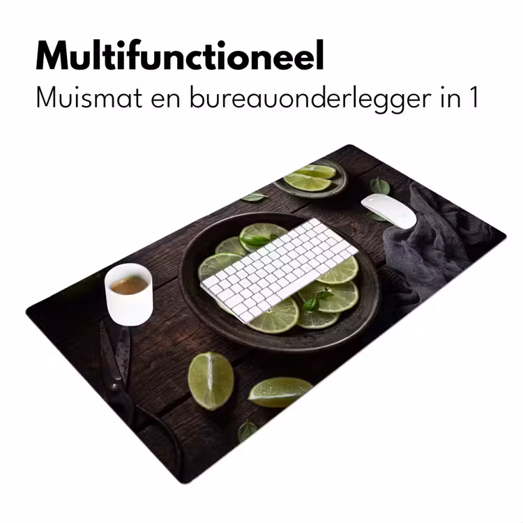 Bureau onderlegger - Fruit - Groen - Eten — 7