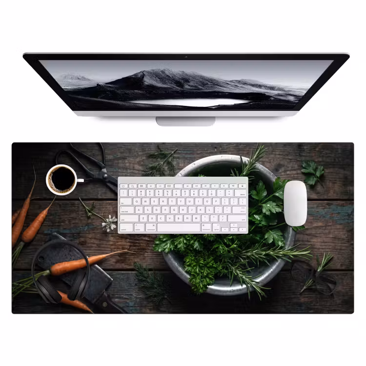 Bureau onderlegger - Groenten - Hout - Eten — 4